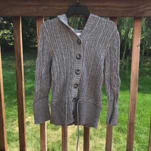 Heather gray cardigan